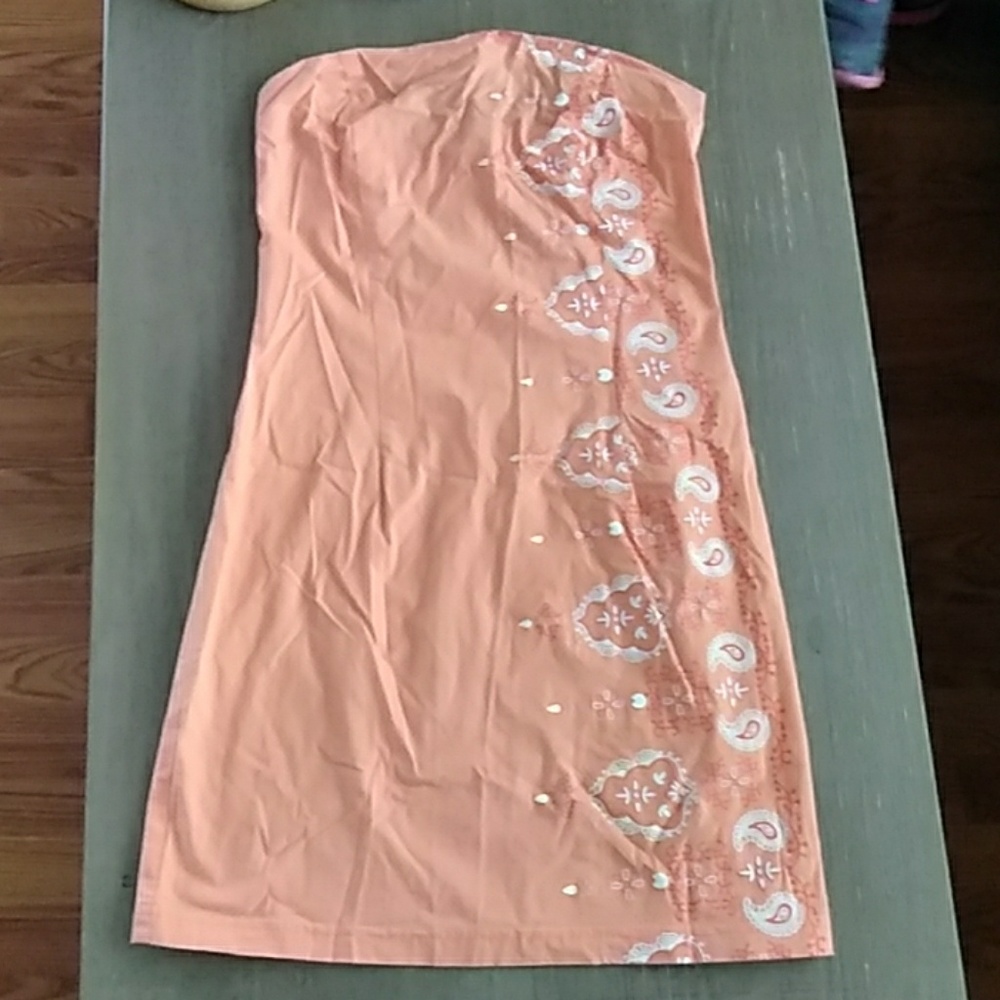 Orange Juniors Dress